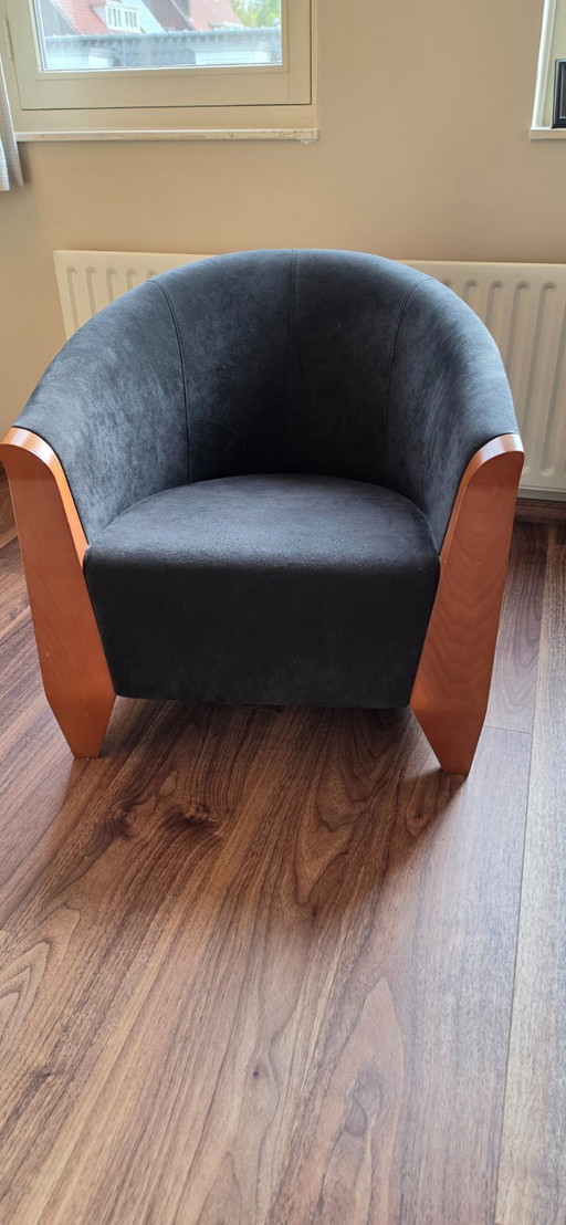 Molteni&C Cavatina black Alcantara