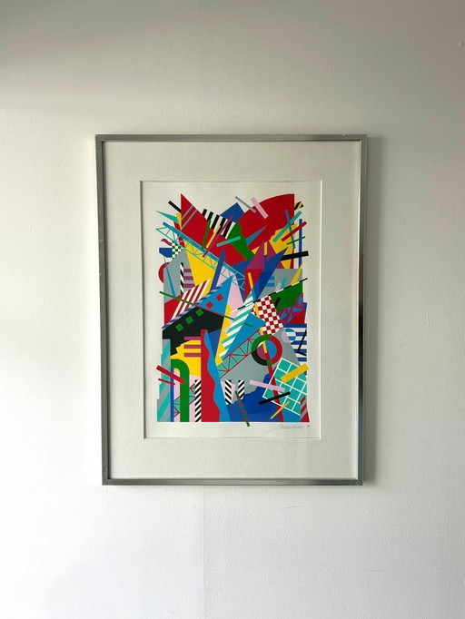 Ernst Lohse lithografie Deens 1989