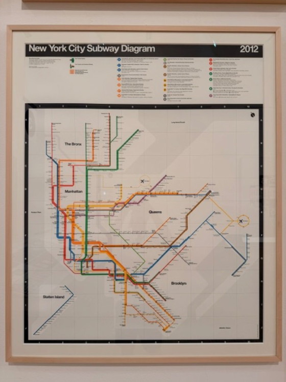 Massimo Vignelli | New York Subway Diagram 2012 – Giclée Prints, Papier (photo 7 of 8)