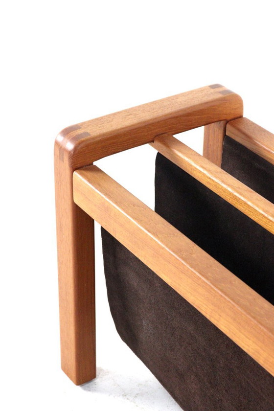 Salling Stolefabrik Reading Tray Magazine Rack Storage Holder Vintage Danish Design – Wood (photo 14 of 15)