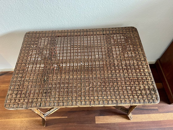 Image 1 of Aniek rattan table