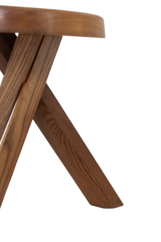 Image 1 of Pierre Chapo. Kruk model S31 in naturel iepenhout. Jaren 80.