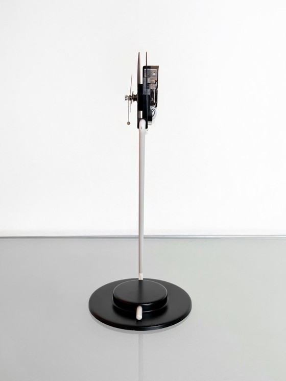 Image 1 of Vintage 80s Nicolai Canetti design table clock