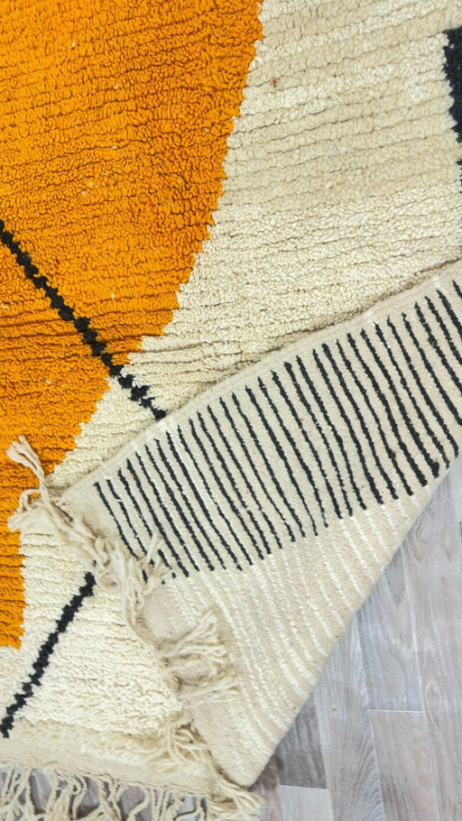 Alfombra bereber marroquí de lana natural de 200 cm x 200 cm. – vloerkleden en tapijten, Cotton (photo 2 of 5)