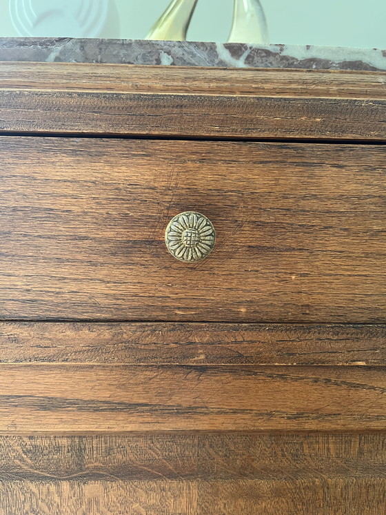 Image 1 of commode en marbre vintage