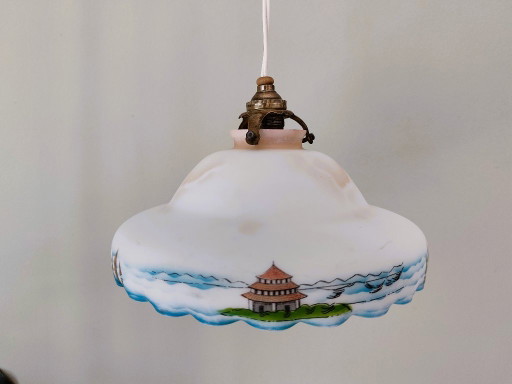 Lampada a sospensione vintage anni '50 – hanglampen, Glass, Murano Glass (photo 2 of 12)