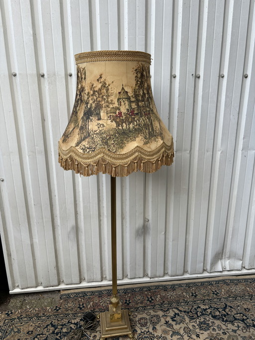 Vintage mid- century staande lamp 