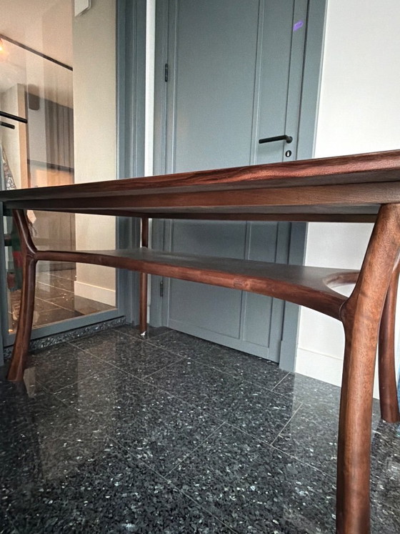 Tavolo da pranzo in legno massello di noce, marrone, Tavoli da pranzo, Modern (foto 3 di 6)