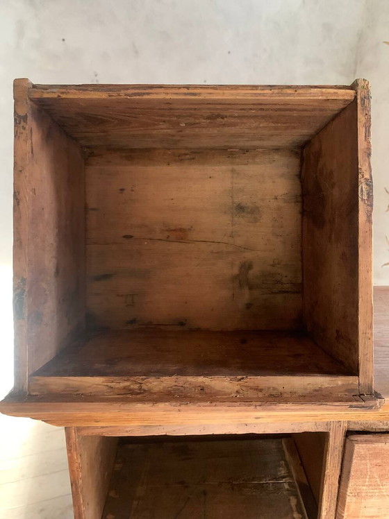 Vintage fourniturenkast – Opbergkast, Wood (photo 13 of 15)