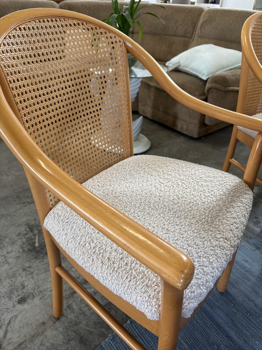 4 x dining chairs Webbing back
