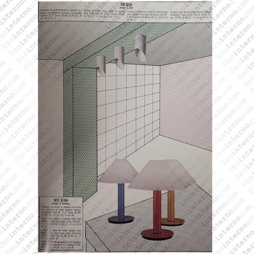 3 “Obliqua” wall lamps by Claudio Dini for Bieffeplast, 1970s