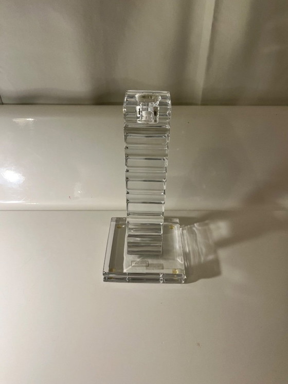 Image 1 of Saint-Louis Kristallleuchter – Entwurf von Jean Sala – Art-déco-Stil – Sehr guter Zustand