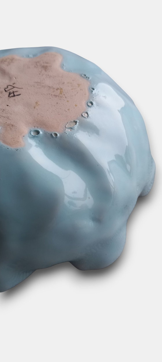 Image 1 of Vintage (1950-1970) decoratief keramische schaal uit de mid-century periode (ca. 1950–1970).