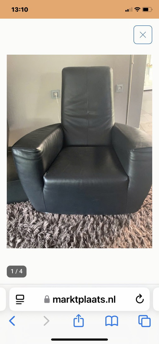 Two Gerard van de Berg armchairs