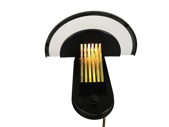 Image 1 of Free Light - wall lamp - Post Modern - metal - glass - 80's