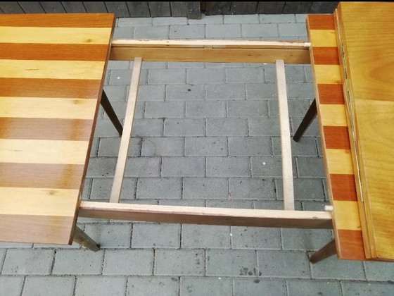Image 1 of Table 60s, Midcentury, real wood, two-tone and extendable