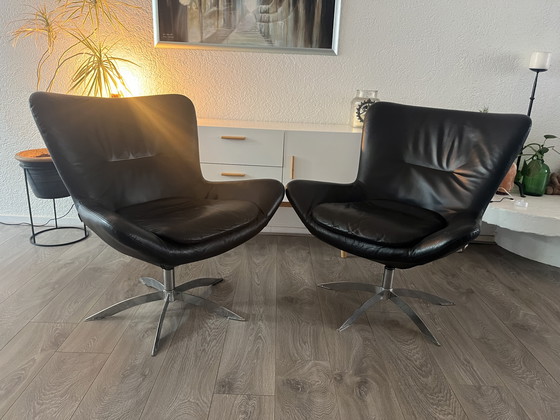 Image 1 of Set van 2 Luxe Deense Design Fauteuils – Hjort Knudsen