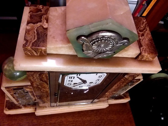 Image 1 of OROLOGIO ART DECO A FORMA DI GRATTACIELO