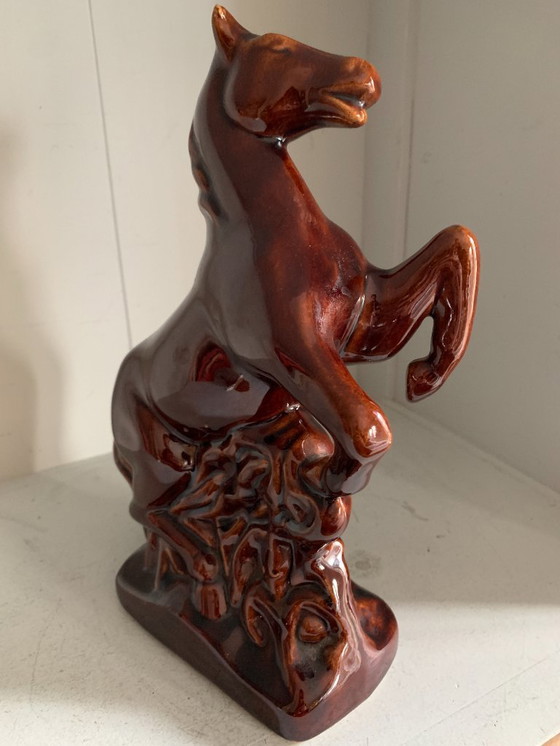 Image 1 of Horse statue - 'Schreurich' - Ceramic - Vintage - 1960s - West Germany