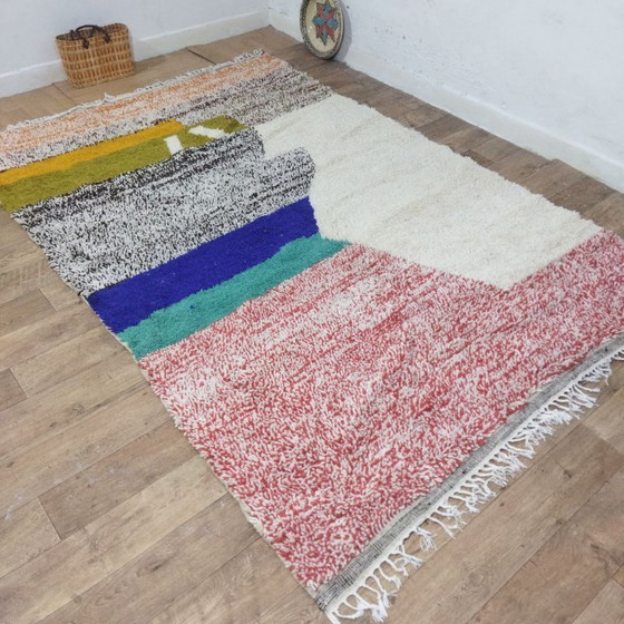 Image 1 of Abstract Berber Rug – Abstract Berbertapijt | Moroccan Wool Rug 290 × 196 cm