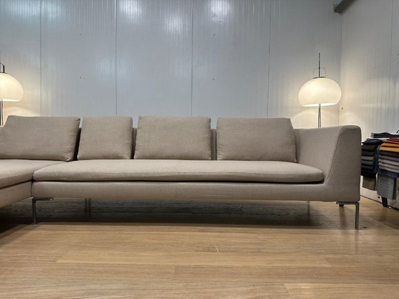 NEW B&B Italia Charles Corner Sofa + WARRANTY, Other, Metal, Beige (photo 8 of 11)