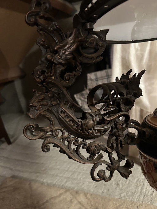 Lámpara antigua grande de scheepjes