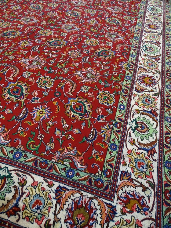Image 1 of XL-Tabriz - 395 x 302 cm - Laine sur coton - Noué à la main