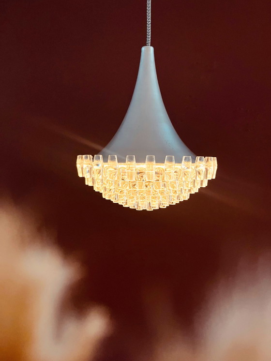 Image 1 of Lampada a sospensione Danish Celling anni Sessanta