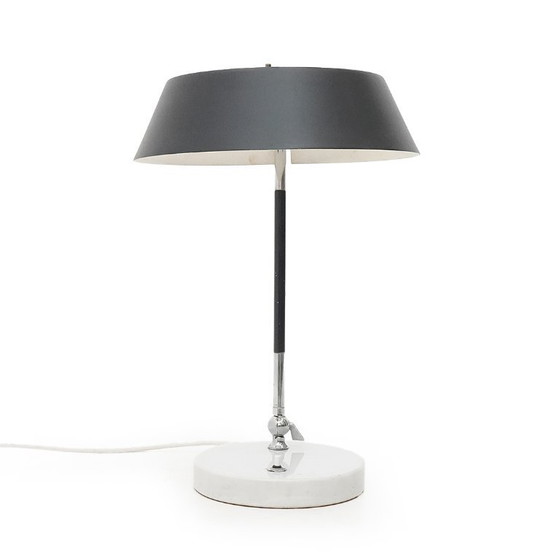 Image 1 of Table lamp by Stilux with marble base, 1950s