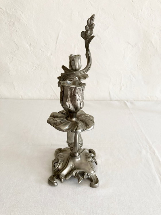 Image 1 of Candelabro a due luci, stile Luigi XV