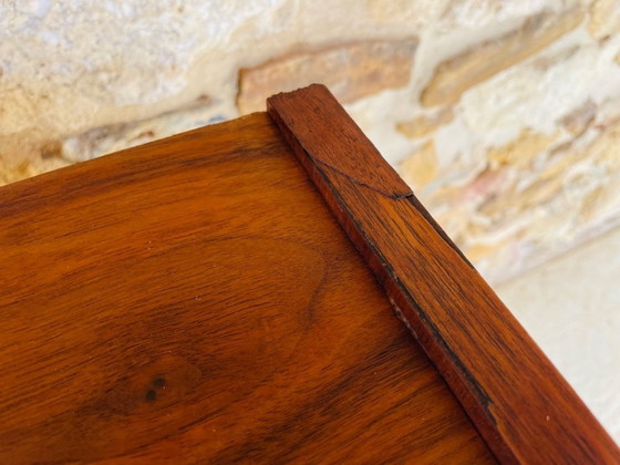 Image 1 of Vintage ladekast van notenhout uit het midden van de eeuw, jaren 50