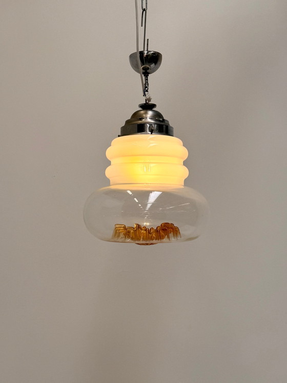 Vintage Murano stijl glazen hanglamp – Hanglampen, Glass (photo 2 of 4)