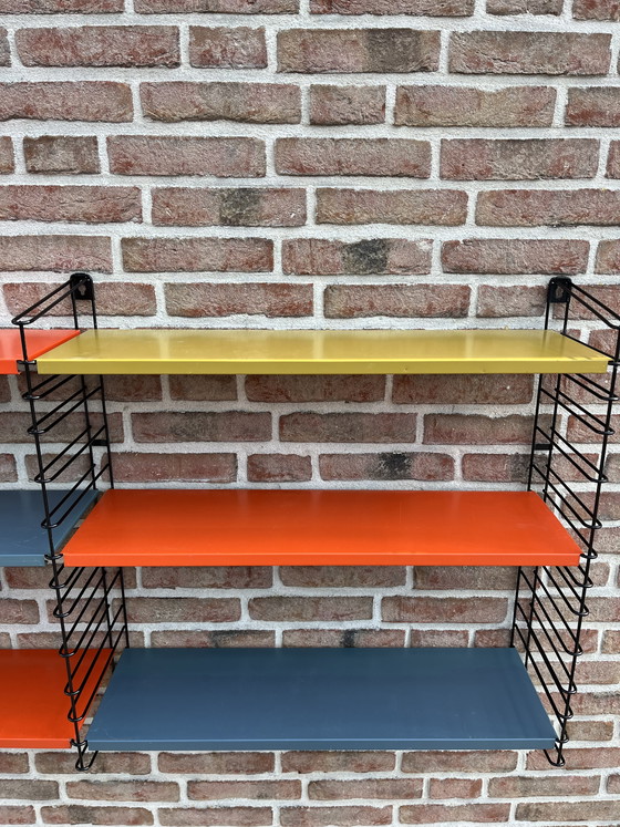 Image 1 of Étagère murale double Tomado vintage, le système mural emblématique du design néerlandais