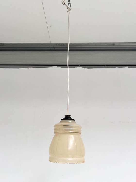 Lampada da soffitto vintage perlata, anni '60 – Lampade a sospensione, Metal (photo 6 of 6)