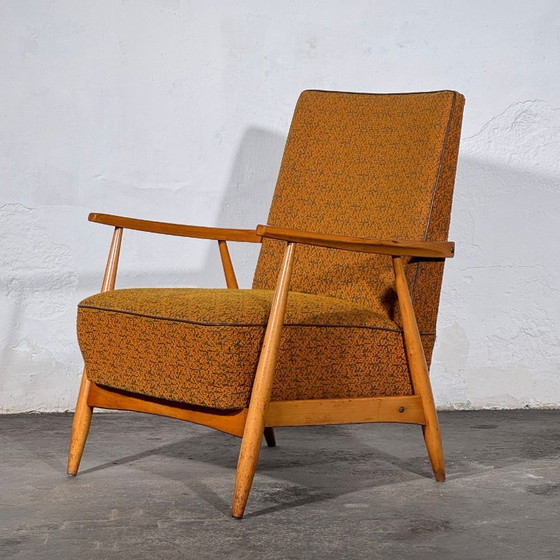 Een paar Hongaarse fauteuils, jaren 60 – Textile (photo 3 of 11)
