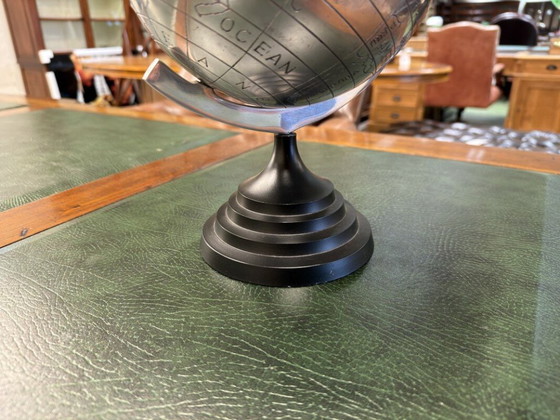 Classic Metal Table Globe – Decorative Objects, Aluminium (photo 4 of 5)