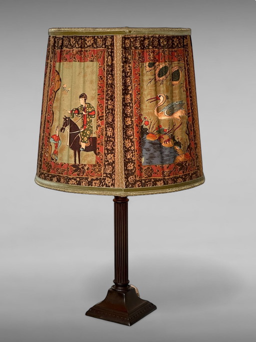 Antiek style tafellamp oosterse design lamp vintage