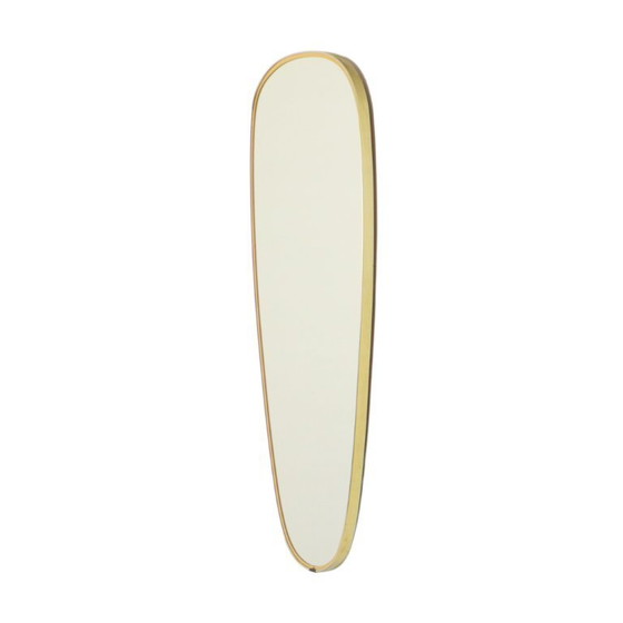 Image 1 of Vintage Rockabilly Freeform Spiegel Goud Fifties