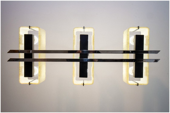 Image 1 of Modernist chandelier, Maison Arlus ocean liner, 1960