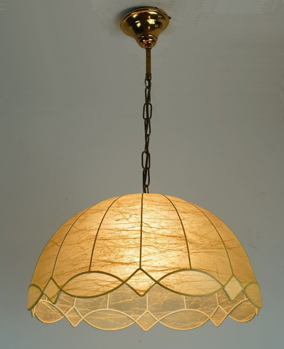 Image 1 of Très belle suspension cocon moderne du milieu du siècle, années 1970