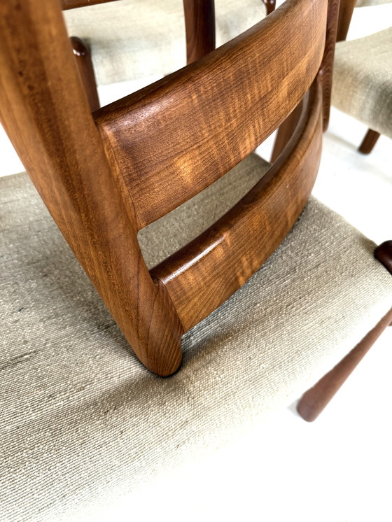 Image 1 of 6 chaises de salle à manger danoises vintage, EMC Møbler '80