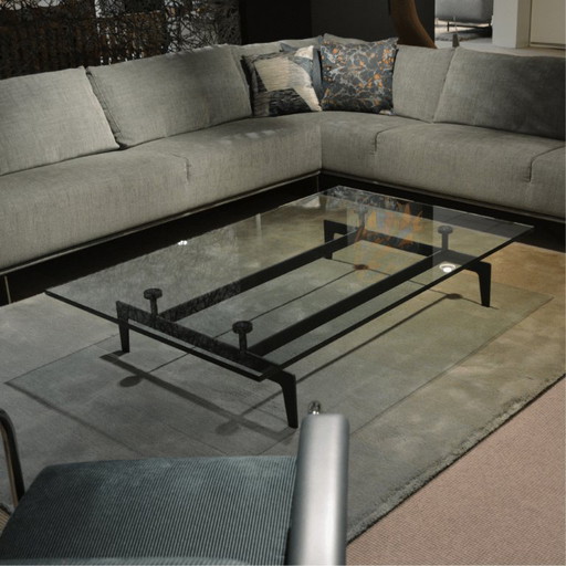 Table basse Beek Vetro 150x100x30 cm