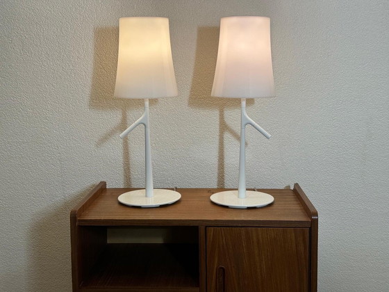 Image 1 of Foscarini Birdie Piccola - Set of 2 (White table lamps)