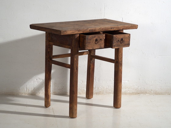 Consolle antica in legno di olmo – Cina, circa 1920 – Console, Iron (photo 30 of 40)