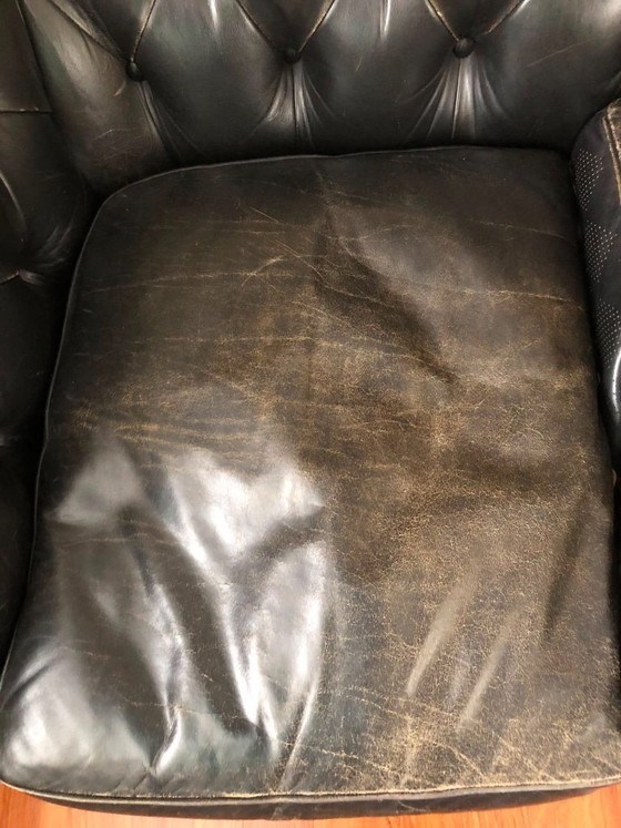 Image 1 of vintage Poltrona Frau chesterfield 
