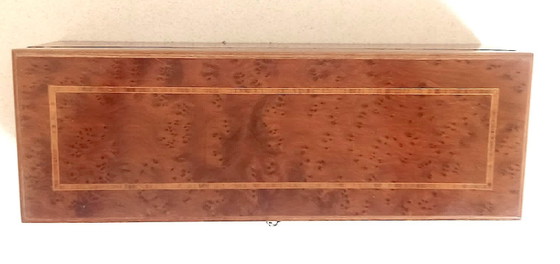 1930s glove box with closure – Decorative Objects, Textile, Wood (photo 17 of 17)