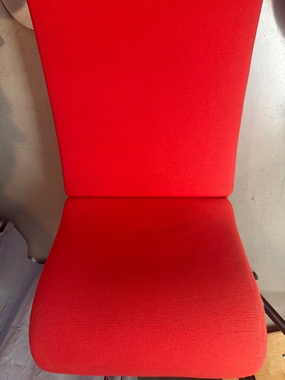 Rode Amoebe loungestoel met hoge rugleuning, ontworpen door Verner Panton voor Vitra. – Loveseats, Other (photo 4 of 6)