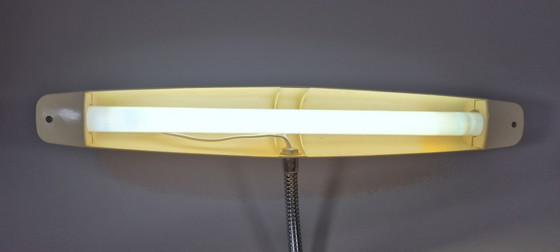 Hanimex bureaulamp, beige, Tafellampen, Kunststof, Metaal, Vintage (foto 11 van 11)