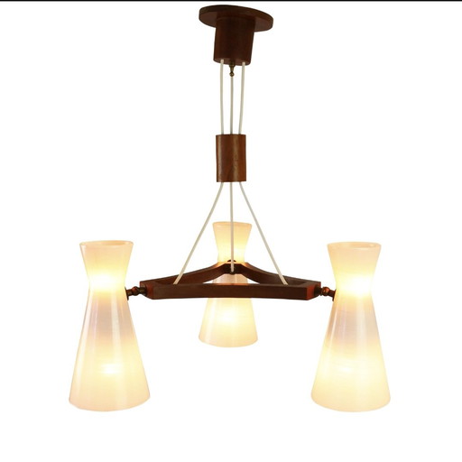 Lampada a sospensione vintage di design danese