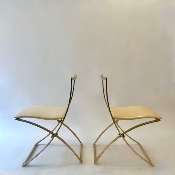 Image 1 of 6 x "Luisa" folding chairs by Marcello Cuneo